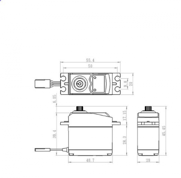 Servo Savöx SC-0352 StdSpeed 65N 11s