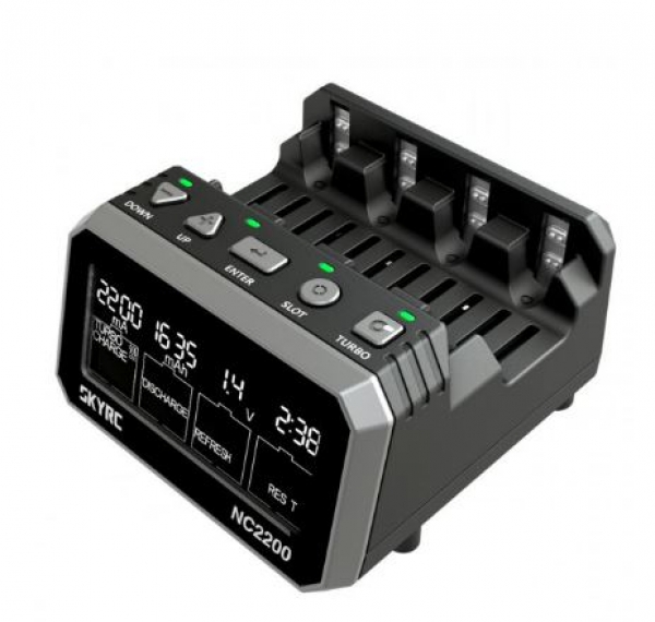 SK100181 SkyRC Lader NC2200 4xAA/AAA LCD 2A