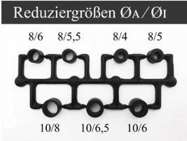 5511.08-10 Distanzhülsen Props 8-10mm 7 Stück