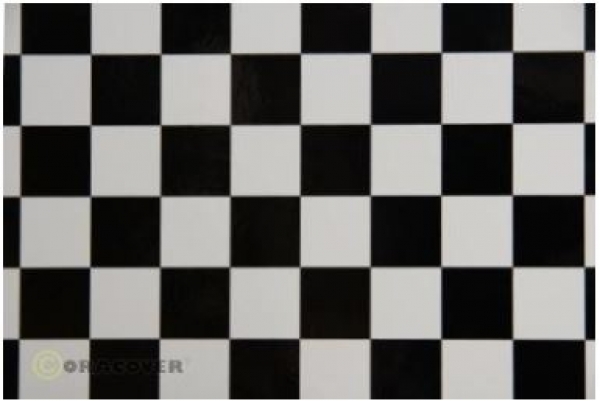 47-010-071-002 ORASTICK FUN Klebefolie weiß/schwarz 2 mtr. Rolle