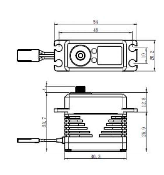 SW-2290SG Servo Savöx SW-2290SG black HVWP