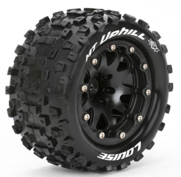 LOUT3309SBH Reifen/F. 1:10 MFT MT-Uphill Bead-Lock-Felge Louise
