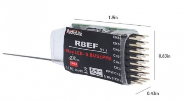 RADT8FBBT-M2  RC-Set T8FB+Empfänger R8EF M2