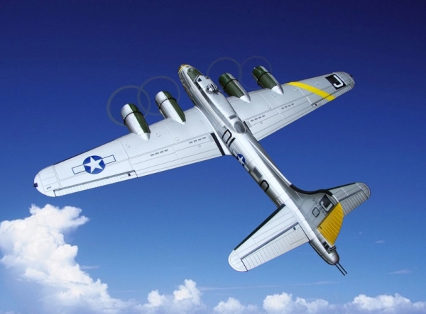 210658 B-17 Flying Fortress EPO 1875 mm silber PNP