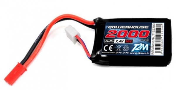 132200 Lipo 7,4/2000 Powerhouse -10C BEC/XH