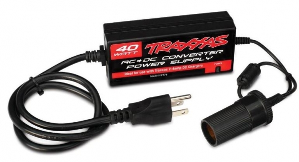 2976G AC->DC ADAPTER, 40W (NETZTEIL FÜR 12V-LADER) TRAXXAS EU-VERSION