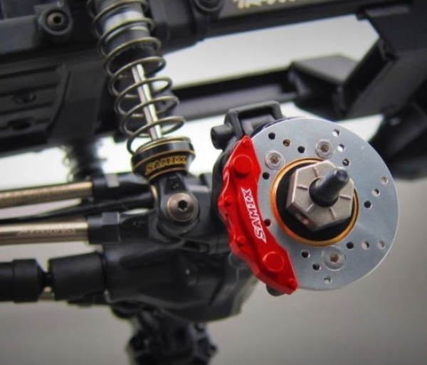 SAMtrx4-6412 samix TRX4 ScaleBrake Rotor + Caliper Set