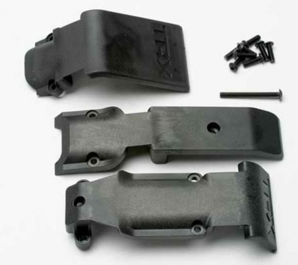 TRX5337 Skid Plattenset vorne/hinten REVO