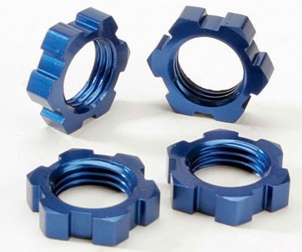 TRX5353 Radmuttern 17mm M12x1,25 blau 4 Stück