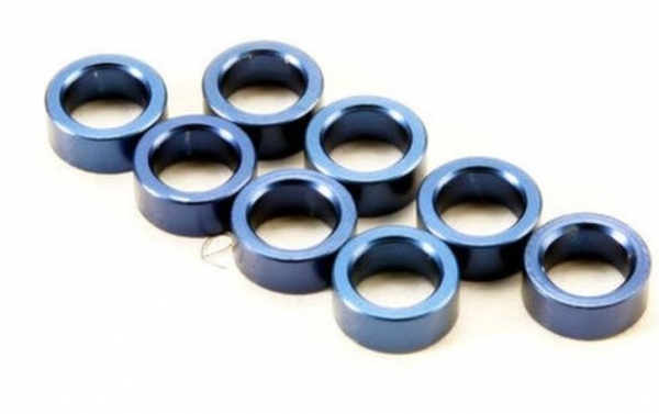 5133A Distanzringe TRX Pushrod Spacer 8 Stück ALU blau