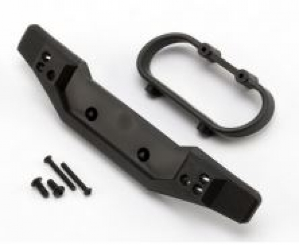TRX5636 Heckstoßstange inklusive Stoßstangenhalterung und 4 x 10 mm Schrauben (2) und 3 x 25 mm Schrauben (2)