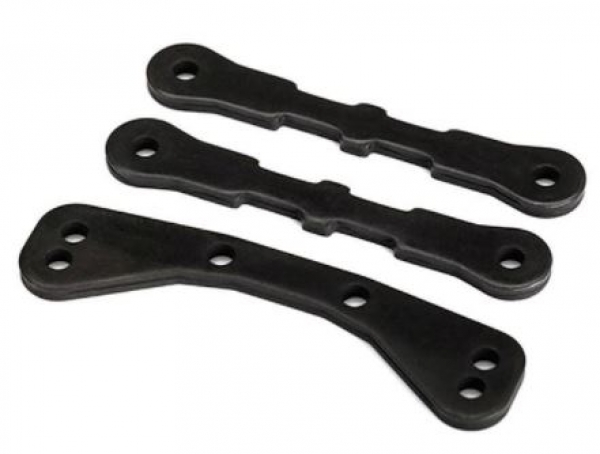 TRX7726 X-MAXX Bulkhead Tie-Bar oben (1) / unten (2) Stahl