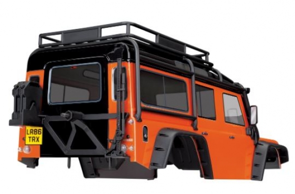TRX8011A Karosse TRX-4 Land Rover Defender Adventure-Edition orange-schwarz
