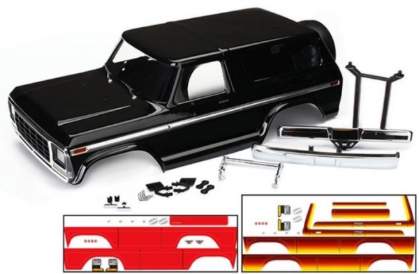 TRX8010X Karosse TRX Ford-Bronco schwarz