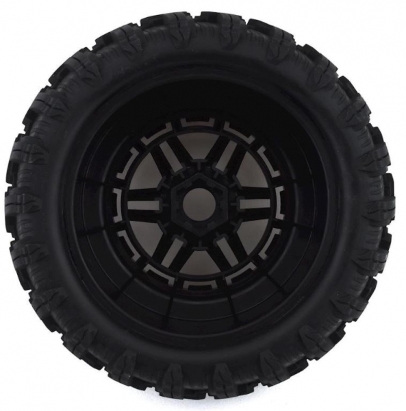 TRX8972R Reifen/F. TRX MAXX AllTerrain schwarz/rot