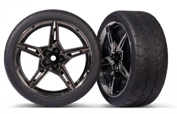 TRX9371 Reifen/F. 1:10+ TRX 4tec3.0 Split 2 Stück Heck