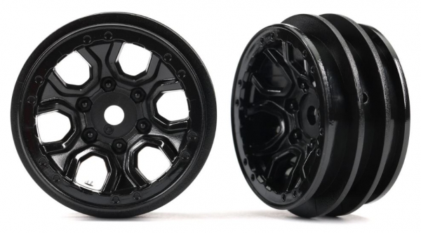 TRX9770 TRX4m Felgen 1.0" schwarz 2 Stück