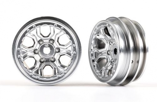 TRX9770-SATIN TRX4m Felgen 1.0 satin-chrome 2 Stück