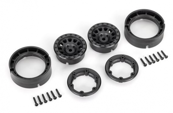 TRX9781 TRX4m Felgen Beadlock schwarz 2 Stück