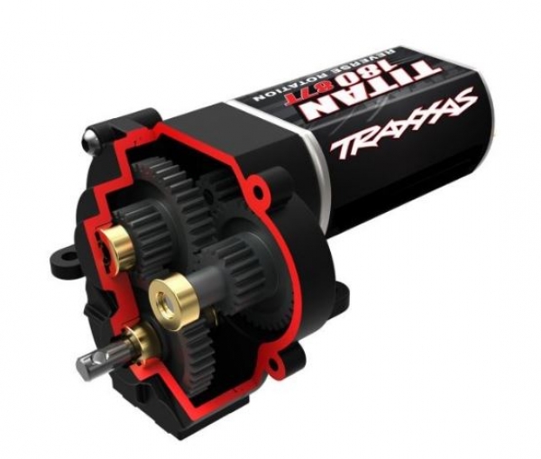 TRX9791 TRX4m Getriebe und Motor komplett, lange Untersetzung