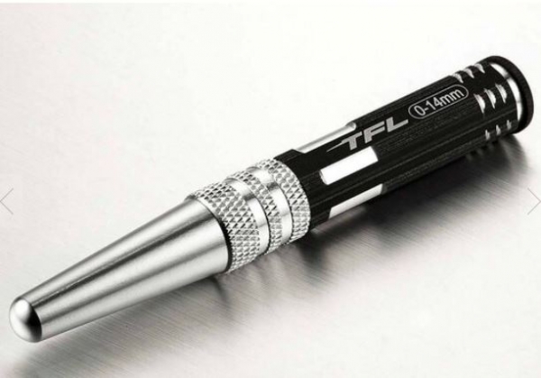 TT1604-04BK Lexanbohrer 0-14 mm Alugriff/schwarz