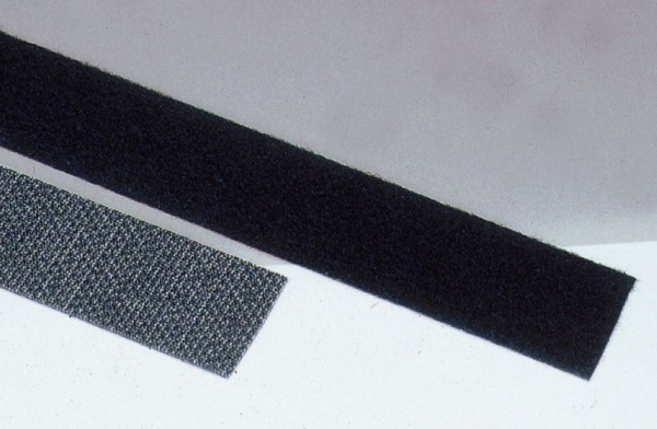 30925 Klettband 25 cm selbstklebend schwarz