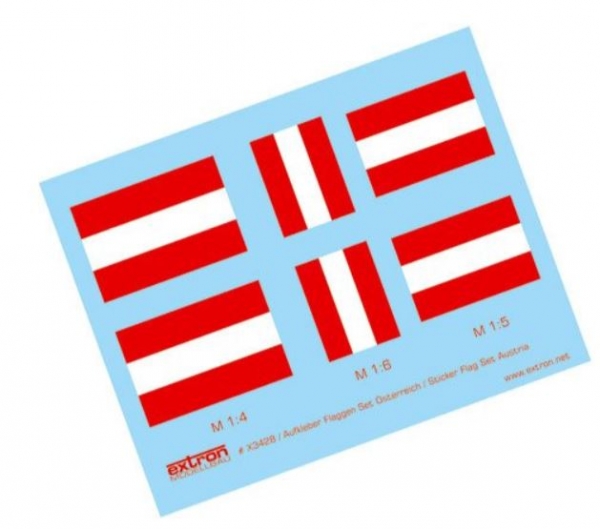 X3428 Flaggen-Set Österreich