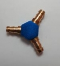 174555 T-Verbinder für Schlauch ALU Ø 2,5mm