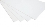 Polystyrol-Tafel weiß 2,0mm 25x50cm
