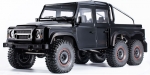 22556 AMXROCK RCX10.3B SCALE CRAWLER 6X6 PICK-UP 1:10 ARTR SCHWARZ