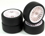 2510002 Reifen/Felgen 1:10 20-Spoke weiß