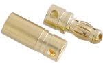 40024 Goldkontaktstecker-/Buchse 3,5mm 10 Paar