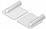 724382 Servoabdeckung flach 1 Paar