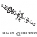 BS803-026 BeastBX Differential komplett Stahl