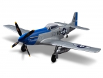 DB004PB DERBEE P51D-Mustang 75cm PNP blua Warbird
