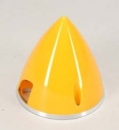 E-IRVSPIN70G Spinner 70mm K/ALU-Rückplatte gelb