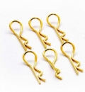 HT84134 Hobao Karosserie Klammer Gold (6 Stk.)