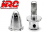 HRC35F317 Luftschrauben-Kupplung 3,17/6,2mm Spinner lang