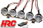 HRC8721 Lichtset - 1/10 oder Monster Truck - LED - JR Stecker