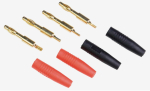 46322 Bananenstecker 4mm/GOLD soft 2Paar