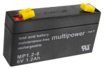 8KM8550 Bleiakku 6,0/1,2Ah Multipower MP1,2-6 