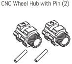 1710055 Radmitnehmer 17mm 1:7 Star Offset 2x