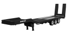22761 Tieflader-Sattelauflieger Dreiachser für Scania 1:18 schwarz