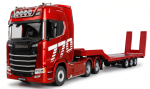 22775 Scania 770 S Zugmaschine + Tieflader-Sattelauflieger