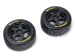 ARA550094 dBoots Hoons 35/085 2.4 (Gold) Belted 5-Spoke Übersicht Diese hochwertigen dBoots Hoons-Reifen sind auf ARRMA 5-Speichen-Felgen montiert.  TECHNISCHE INFORMATIONEN:  Innendurchmesser des Felgenhorns: 2,68" (68 mm)  Äußerer Felgenhorndurchmesser: