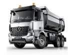 DE9001 Double E Mercedes-Benz Arocs RC-Dump Truck Maßstab 1:20 RTR