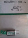 F101091 Sender-Quarz AM 40 MHz Kanal 91