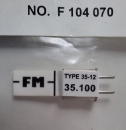 F104070 Empfänger-Quarz FM 35 MHz Kanal 70