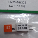 F105182 Empfänger-Quarz FM-DS 35 MHz Kanal 182