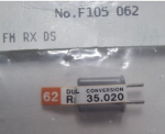 F105062 Empfänger-Quarz FM-DS 35 MHz Kanal 62